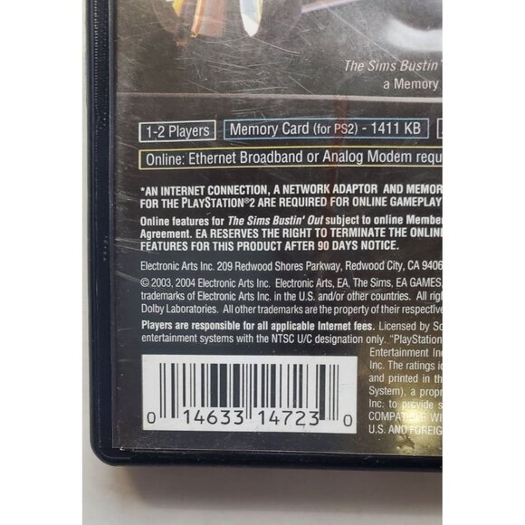 The Sims Bustin Out: Greatest Hits - PS2 PlayStation 2, 2005 - Complete! - Picture 6 of 6